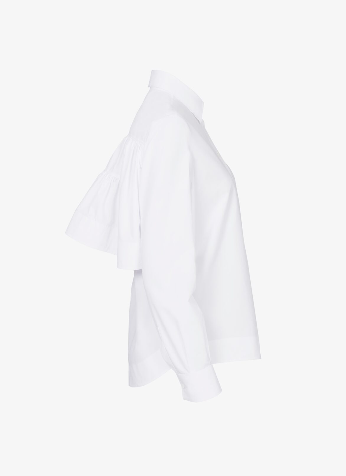 Cotton poplin shirt ALAÏA WHITE COTTON POPLIN SHIRT